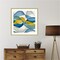 Horizontal Bands IV by Alonzo Saunders Wood Framed Wall Art Print